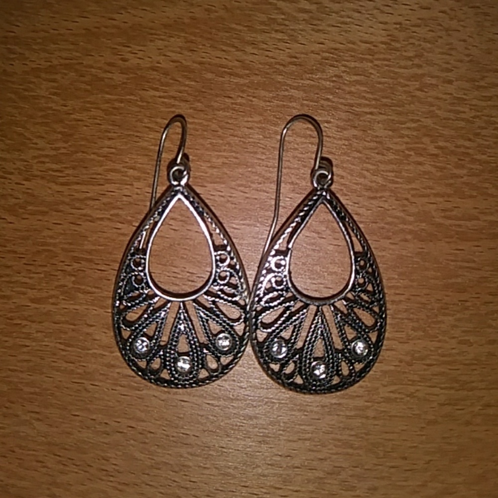 Teardrop French Wire Earrings